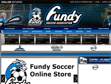 Tablet Screenshot of fundysoccernb.com